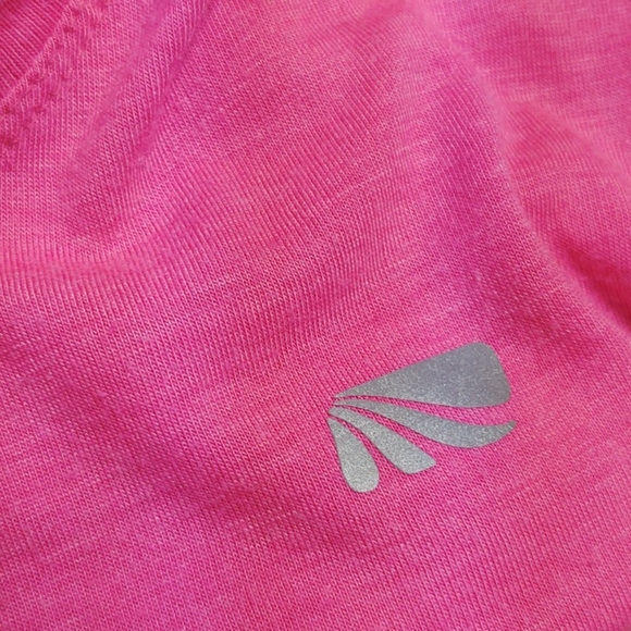 Marika Tec Top Pink Size Medium Ruched Long Sleeve - Picture 4 of 5